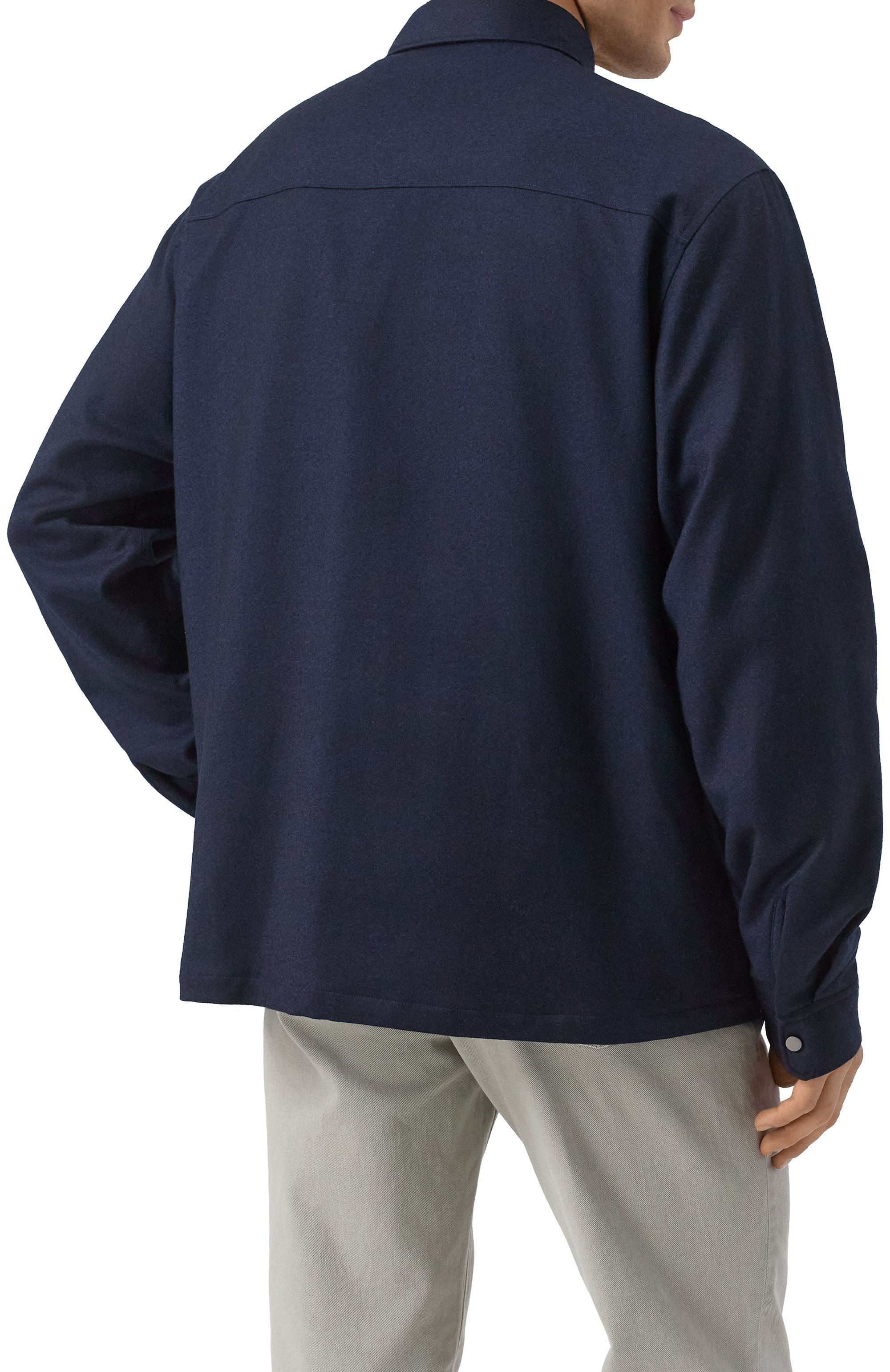 Шерстяная куртка-рубашка ZEGNA, арт. S0TM2/UEV01A8, фото 4