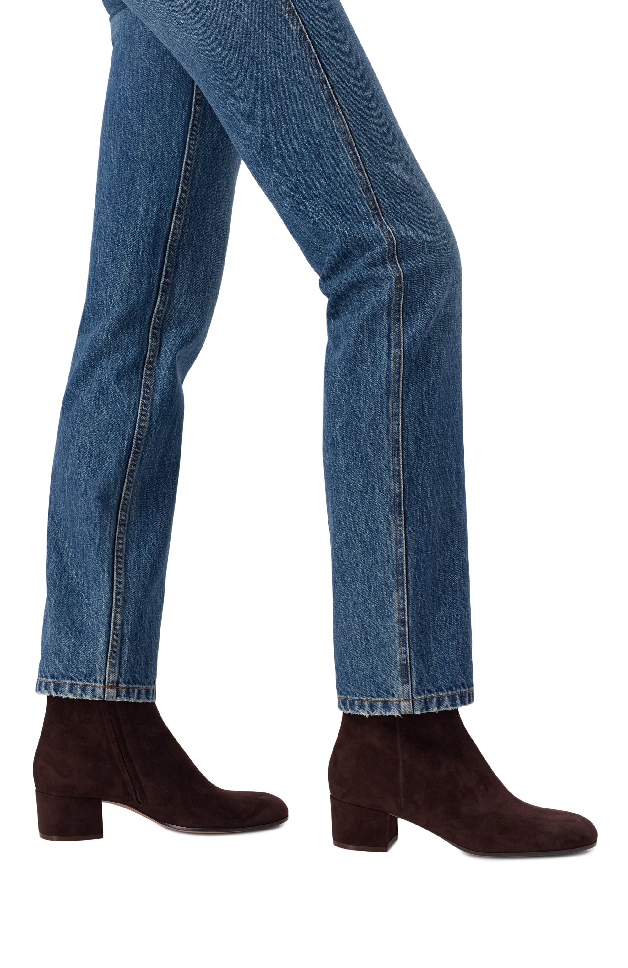 Замшевые ботильоны joelle 45 GIANVITO ROSSI, арт. G73031.45RIC.CASM0KA, фото 3