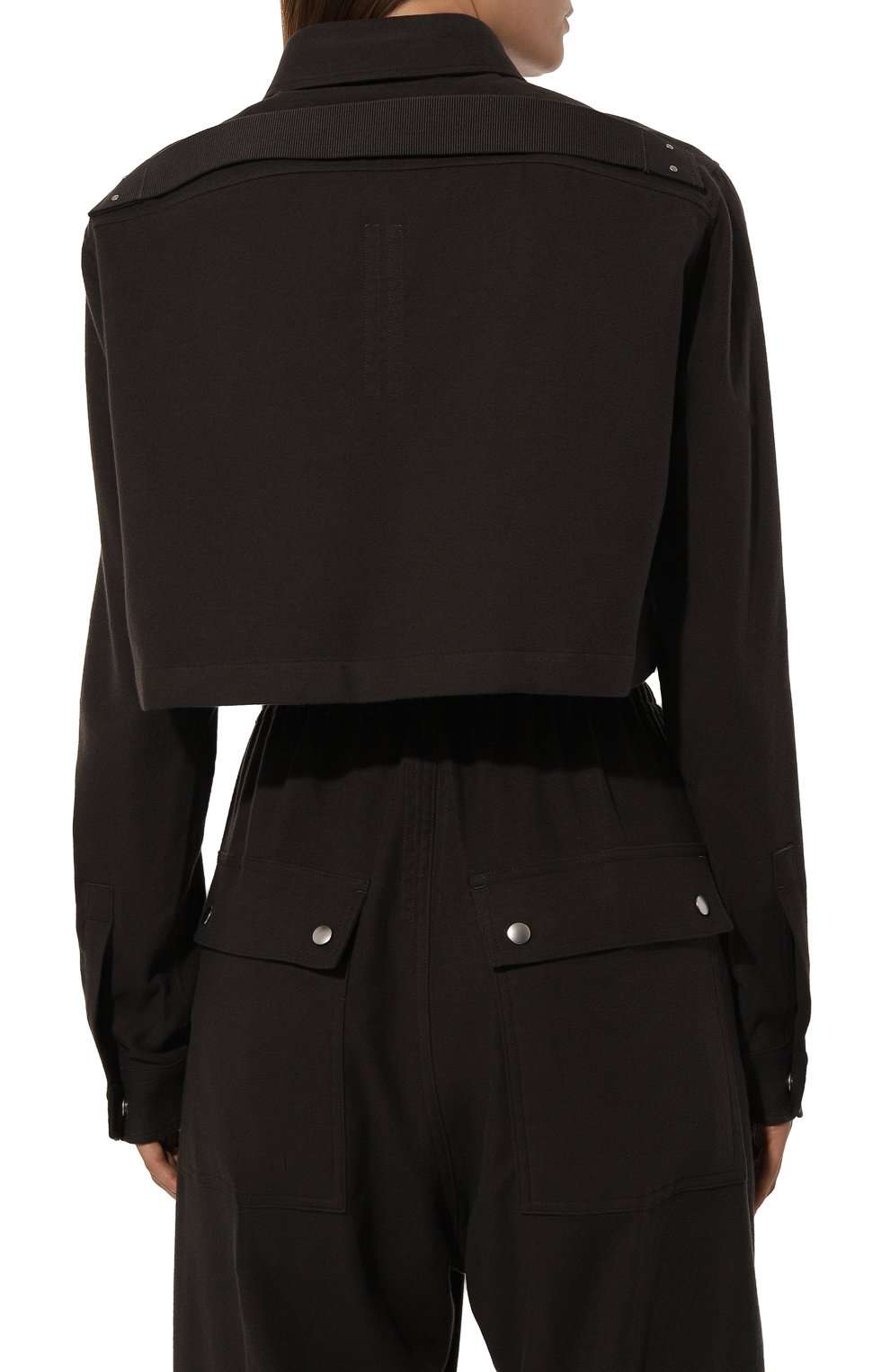 Хлопковая рубашка RICK OWENS, арт. RP02D3245/FL, фото 4