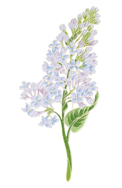 Брошь сирень РУССКИЕ САМОЦВЕТЫ, арт. 41484, фото 1