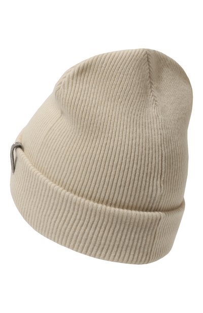 Кашемировая шапка BRUNELLO CUCINELLI кремового цвета по цене 25250 руб., арт. B12M10779C, фото 2 Кашемировая шапка BRUNELLO CUCINELLI, арт. B12M10779C, фото 2