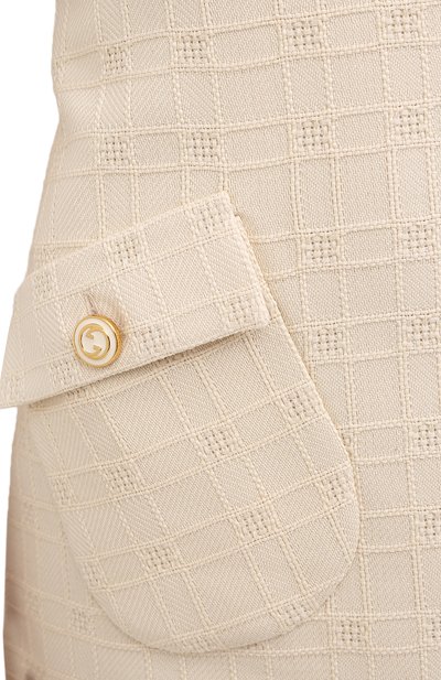 Платье из хлопка и шерсти GUCCI, арт. 631480/ZAD93, фото 5