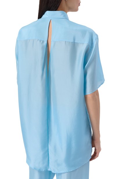 Шелковая рубашка MM6, арт. S52NF0013/M35244, фото 4