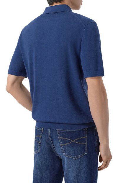 Поло из шерсти и шелка 12 STOREEZ, арт. 136311, фото 4