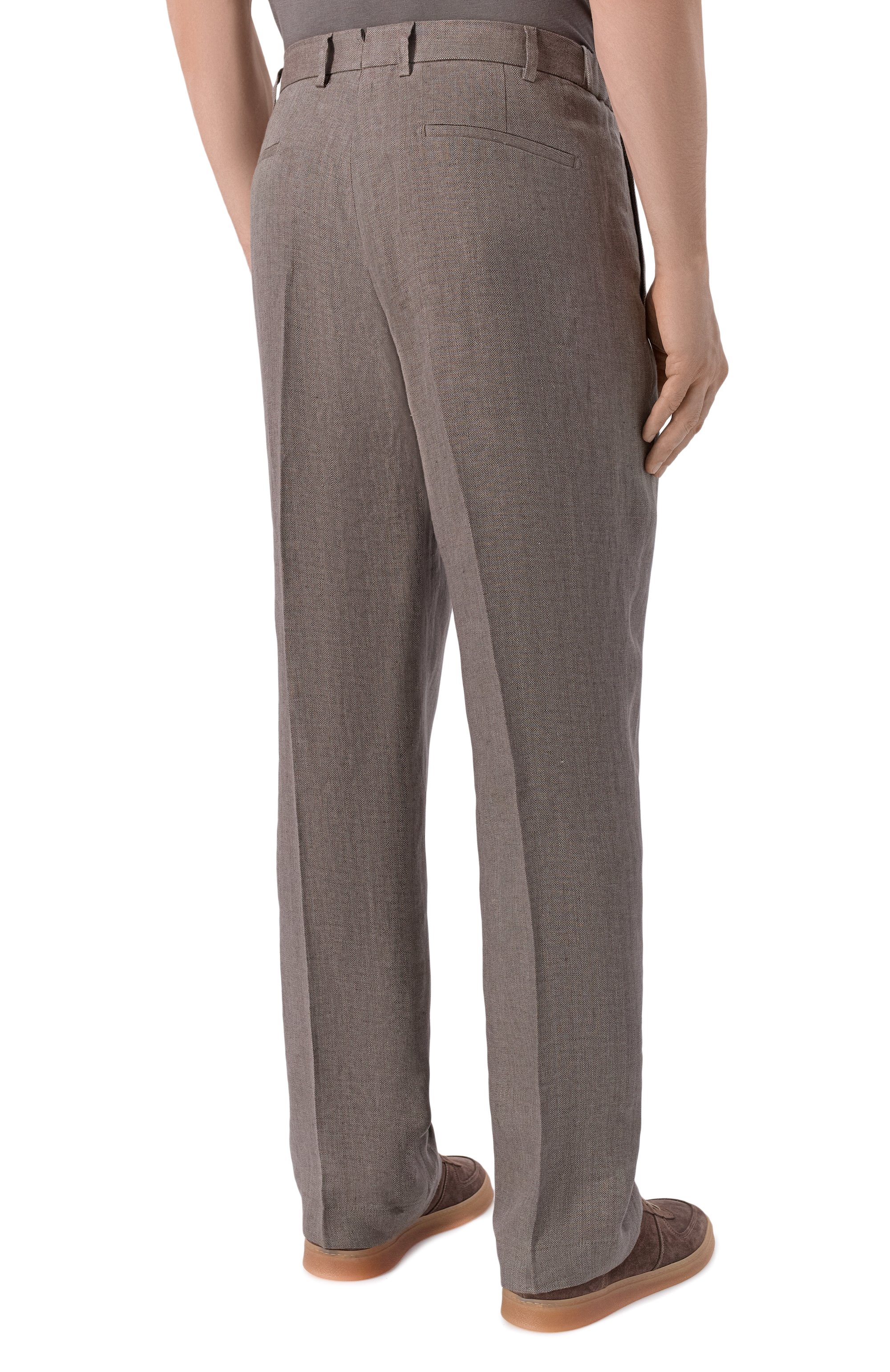 Льняные брюки ANDREA CAMPAGNA, арт. LUCAN0 ELAX/AN1801, фото 4