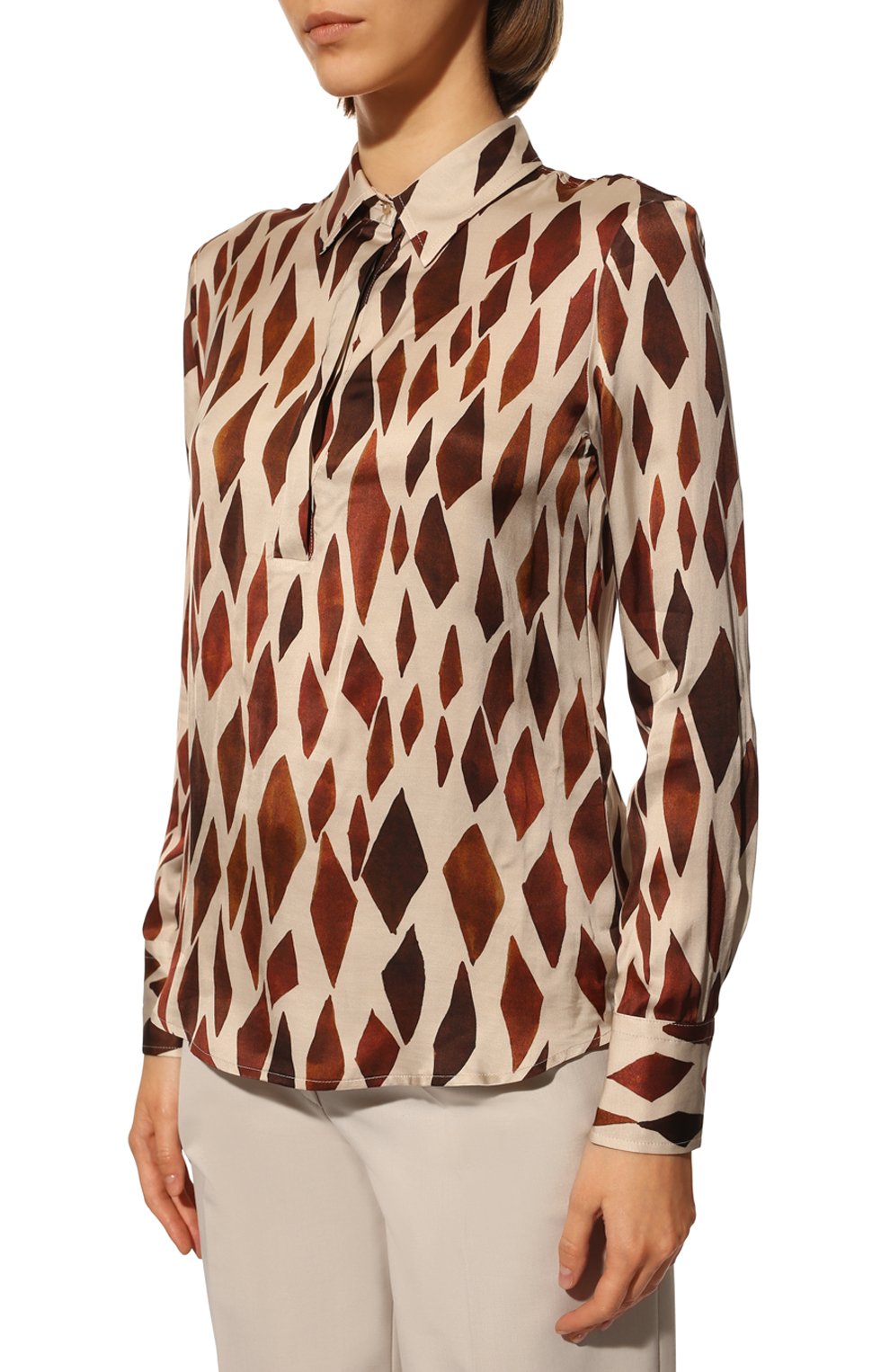 Рубашка из вискозы ANTONELLI FIRENZE, арт. C0T0GNAT0/H1089-334C, фото 3