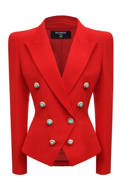 Женский жакет из вискозы BALMAIN, арт. AF1SI206VB00