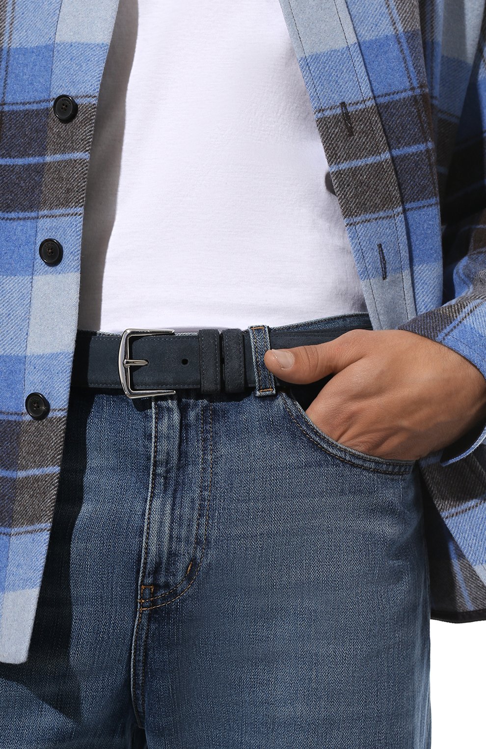 Замшевый ремень LORO PIANA, арт. FAA1544, фото 2