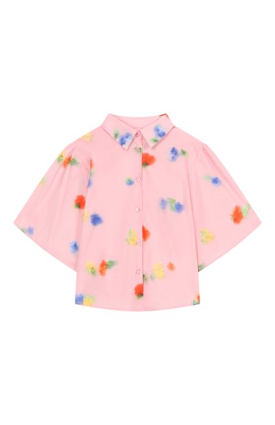 Хлопковая рубашка MSGM KIDS, арт. S6MSJGSI207