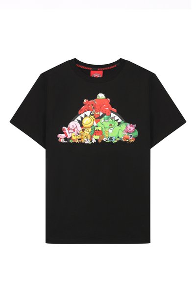 Хлопковая футболка SPRAYGROUND, арт. SPY1536BLK/SLEEPY SPRAY SQUAD REGULAR T-SHIRT BLK