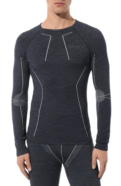 Лонгслив FALKE темно-синего цвета по цене 15210 руб., арт. 33411, фото 3 Лонгслив FALKE, арт. 33411, фото 3