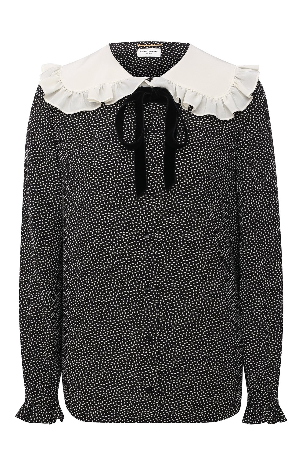 Шелковая блузка SAINT LAURENT, арт. 660883/Y5D12, фото 1