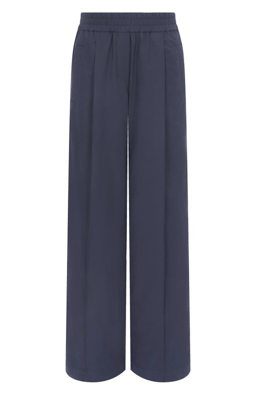 Хлопковые брюки Brunello Cucinelli ML140P8721 Синий ML140P8721