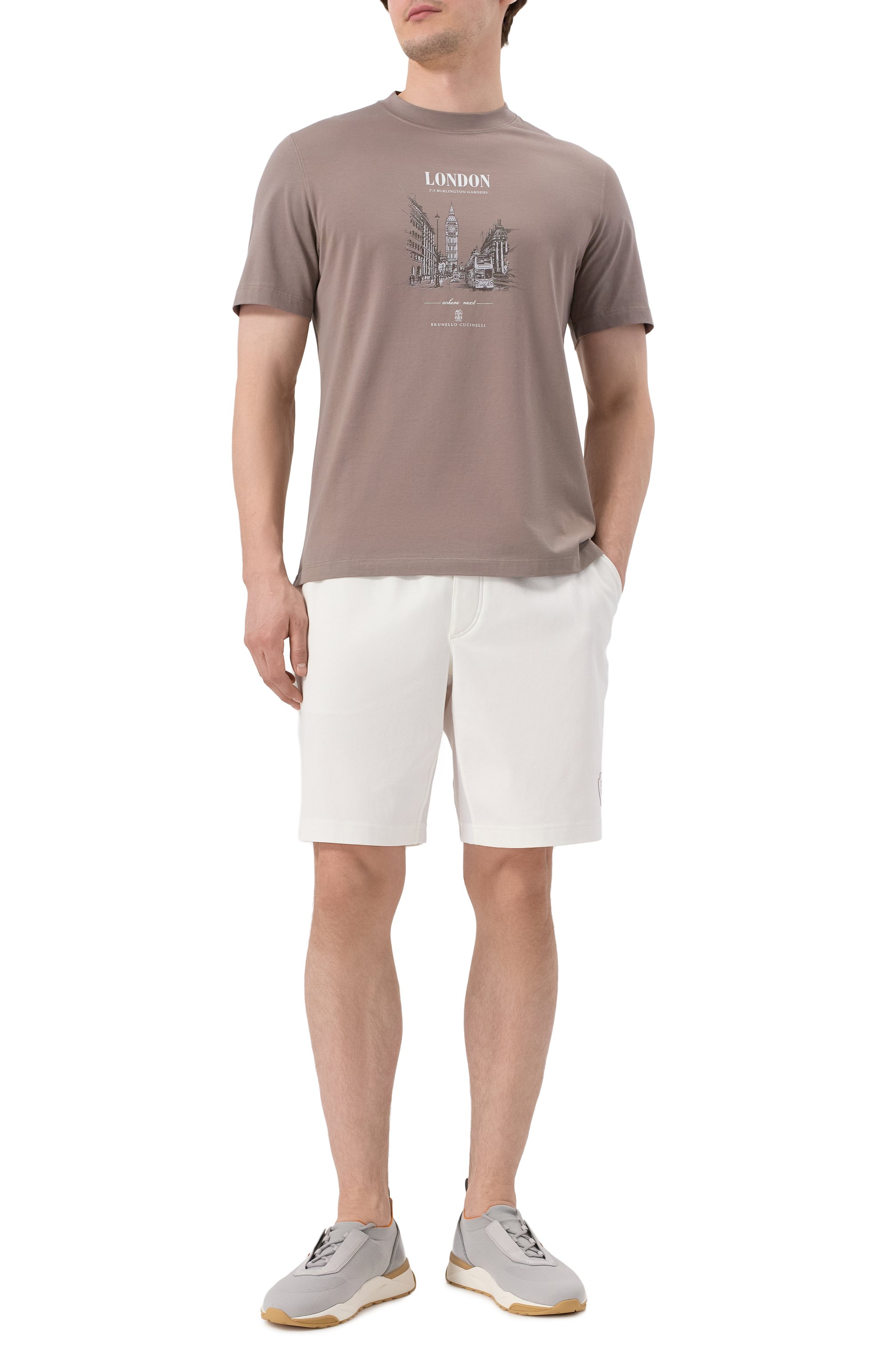 Хлопковая футболка BRUNELLO CUCINELLI, арт. M0B138456, фото 2