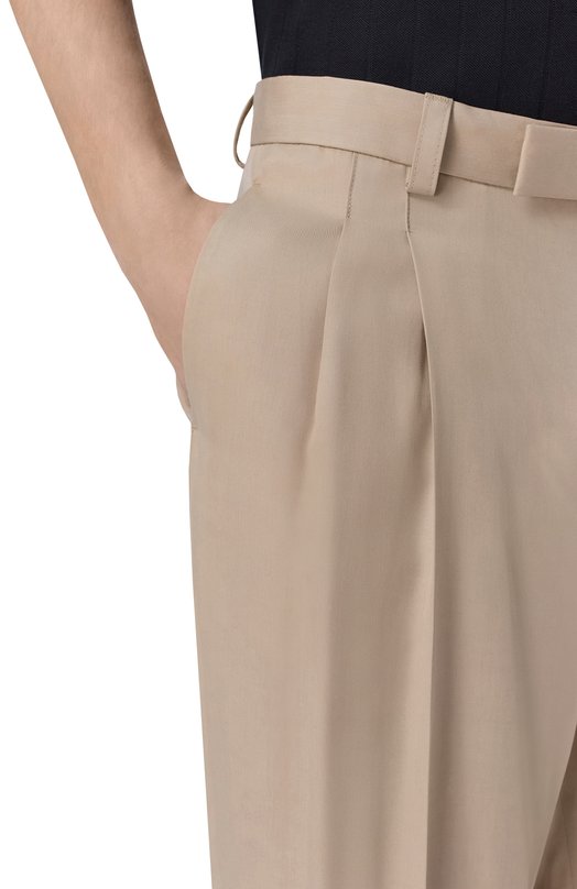 Брюки из лиоцелла BOSS 50561961 Бежевый  50561961 Фото 5