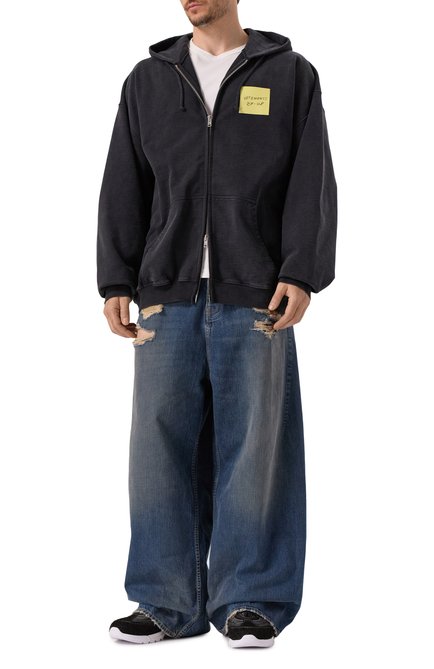 Мужской хлопковая толстовка VETEMENTS, арт. UA65HD210B/1302 M0LLET0N