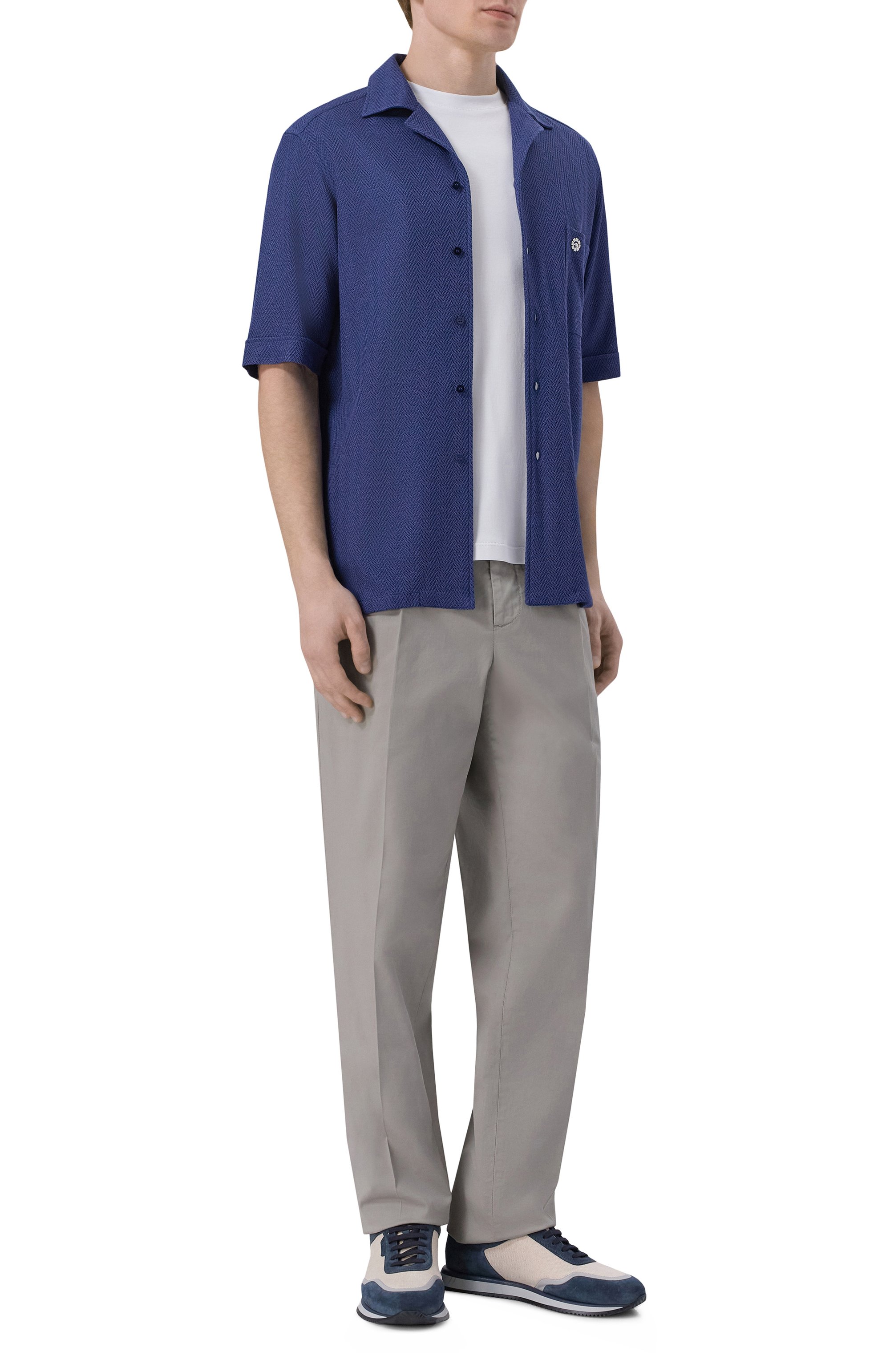 Рубашка из шелка и хлопка STEFANO RICCI, арт. CJ008195/DJ0002, фото 2