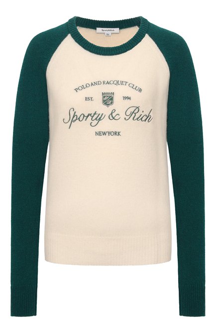 Женский свитер из кашемира и шерсти SPORTY AND RICH, арт. WS07561412WH61