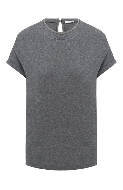 Хлопковая футболка BRUNELLO CUCINELLI, арт. M0T18BD200, фото 1