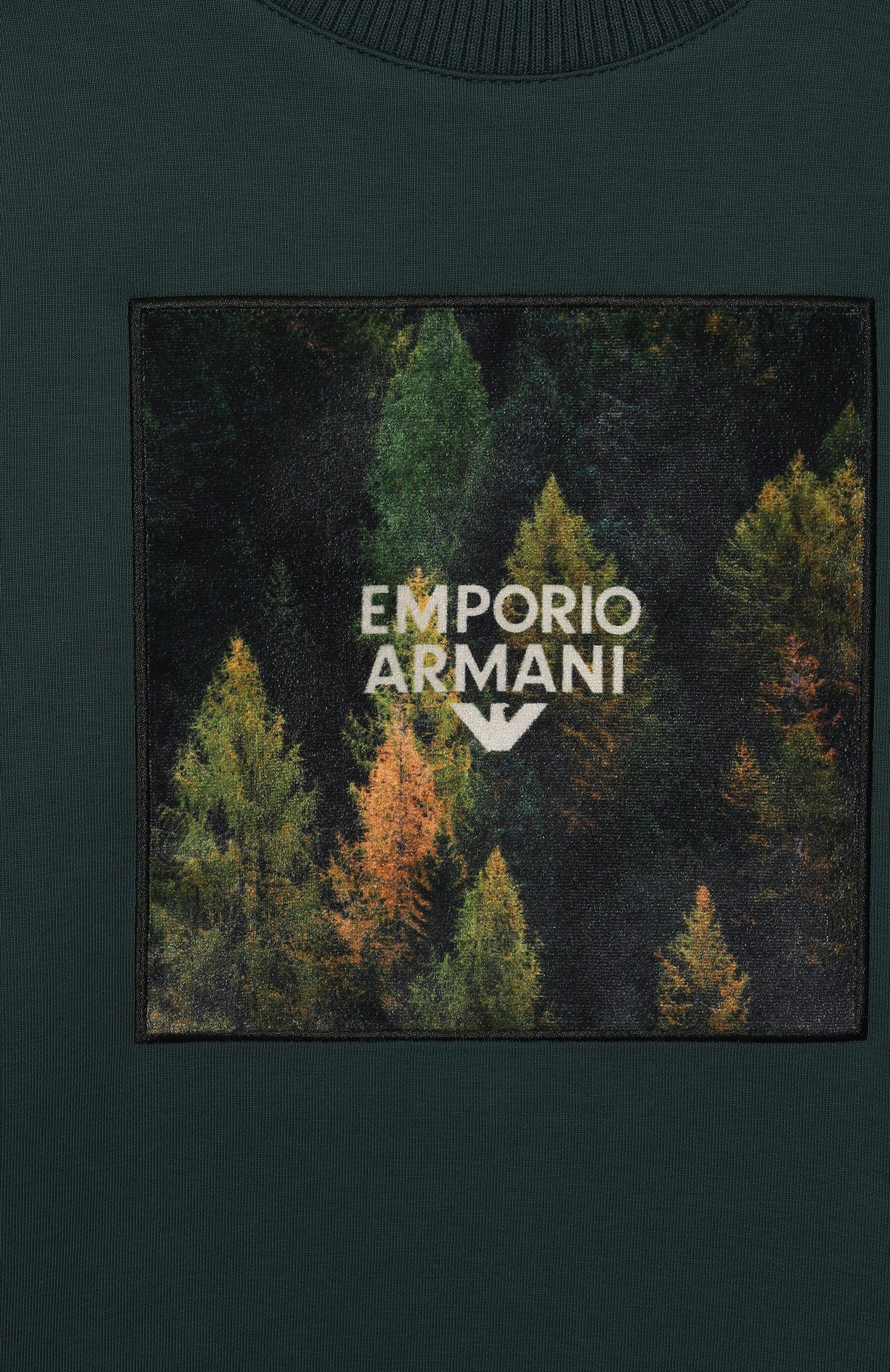 Хлопковый свитшот EMPORIO ARMANI, арт. EB000781/AF10126, фото 3