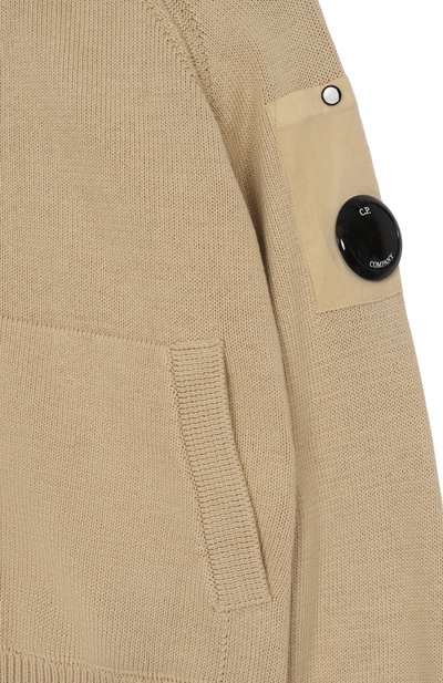 Хлопковая толстовка C.P. COMPANY бежевого цвета по цене 39850 руб., арт. CUW00M/LHE83_001, фото 3 Хлопковая толстовка C.P. COMPANY, арт. CUW00M/LHE83_001, фото 3