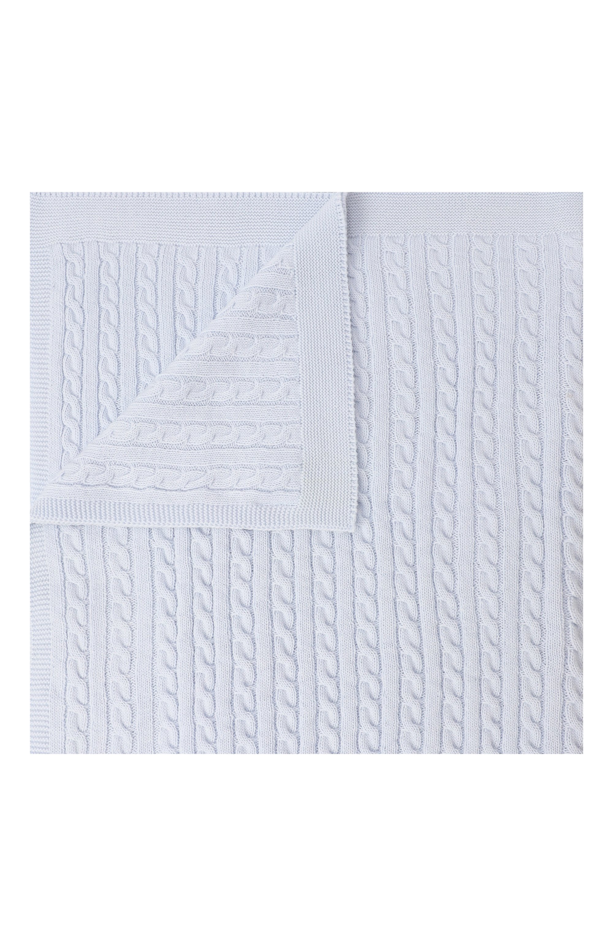 Шерстяной плед WOOL AND COTTON, арт. VMLPL-косы, фото 1