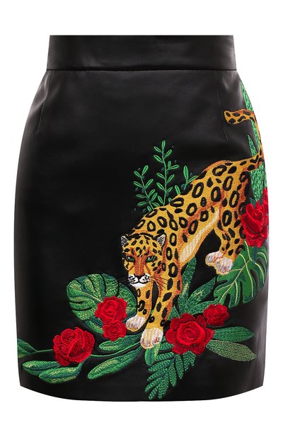 Кожаная юбка OLOLOL, арт. OLSKLT003/NP.900.EMB.LEO/S22, фото 1