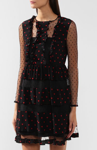 Шелковое платье REDVALENTINO разноцветного цвета по цене 76500 руб., арт. SR3VAG30/4AJ, фото 3 Шелковое платье REDVALENTINO, арт. SR3VAG30/4AJ, фото 3