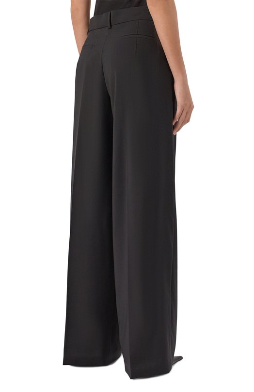 Шерстяные брюки Sportmax VELA Чёрный  VELA Фото 4
