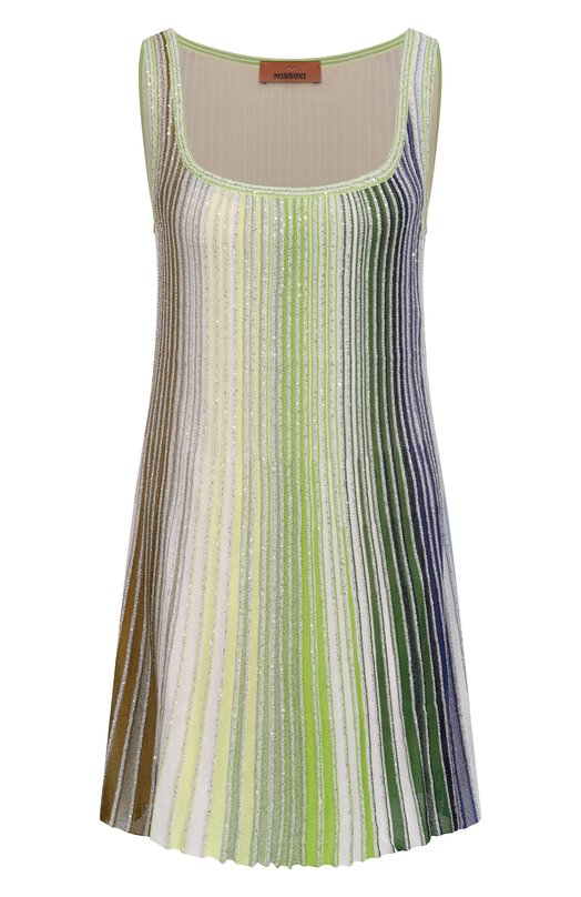 Платье из вискозы Missoni DS25SG16/BK042D Зелёный DS25SG16/BK042D