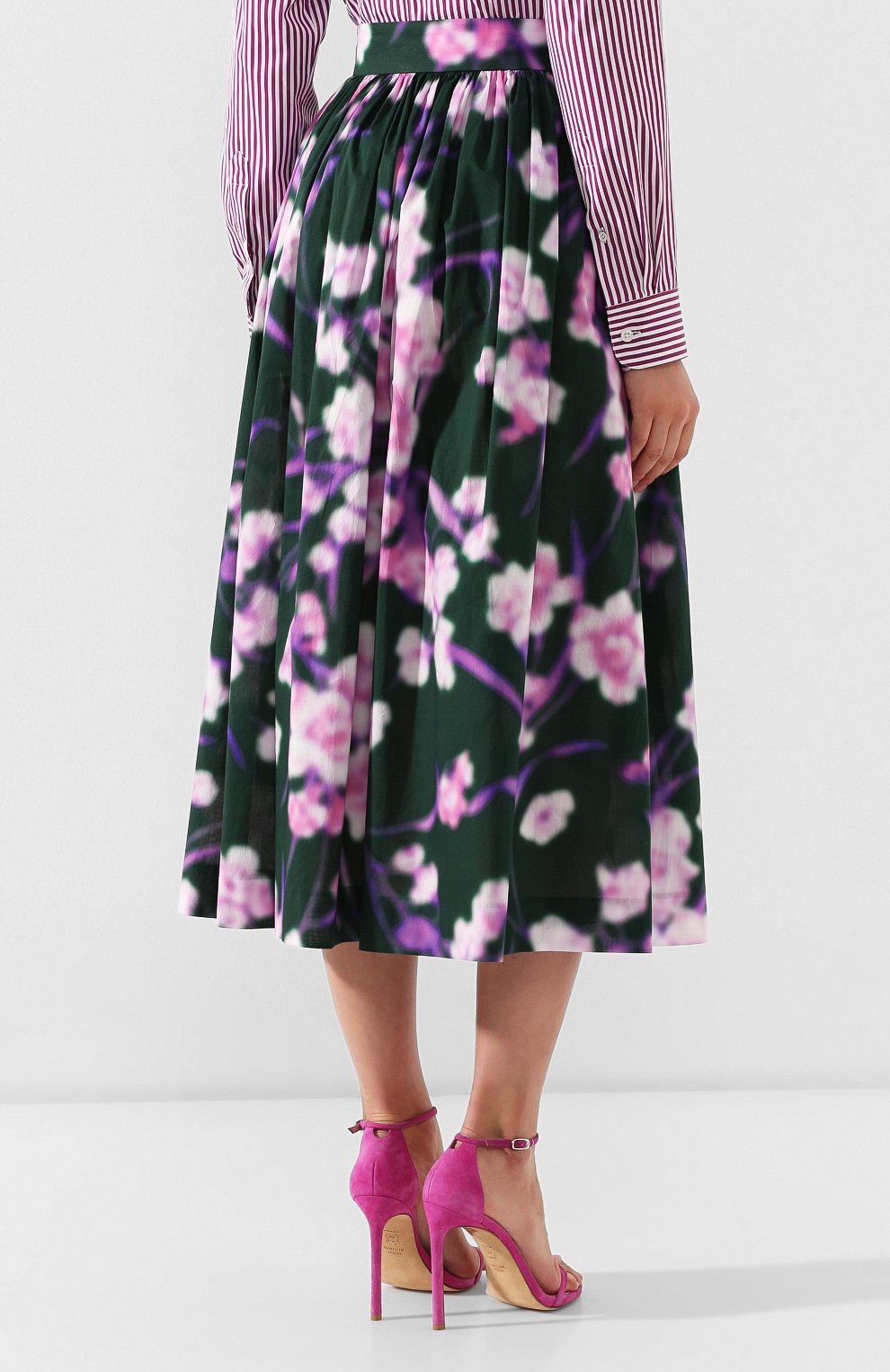 Хлопковая юбка DRIES VAN NOTEN, арт. 191-10870-7100, фото 4