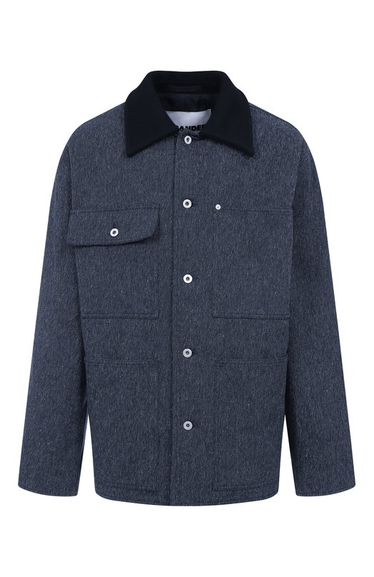 Хлопковая куртка Jil Sander J22SW0054-J45303 Синий J22SW0054-J45303