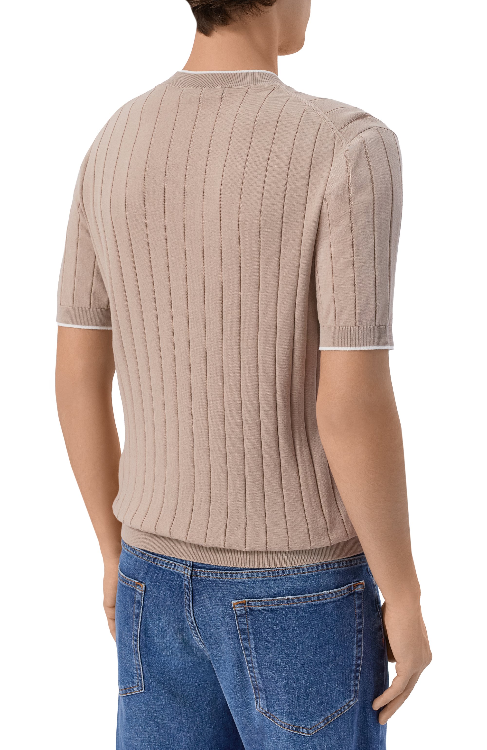 Хлопковый джемпер ANDREA CAMPAGNA, арт. M5426-8035, фото 4