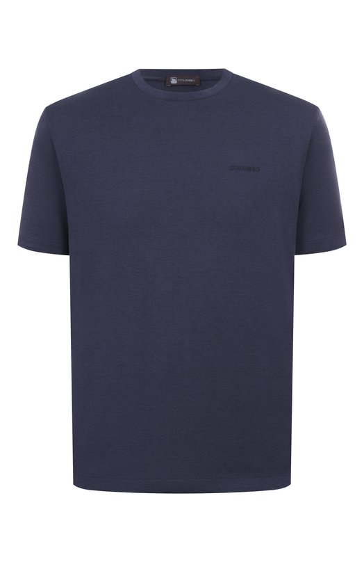 Футболка из шелка и хлопка Colombo TS00412/M0146-U Синий TS00412/M0146-U