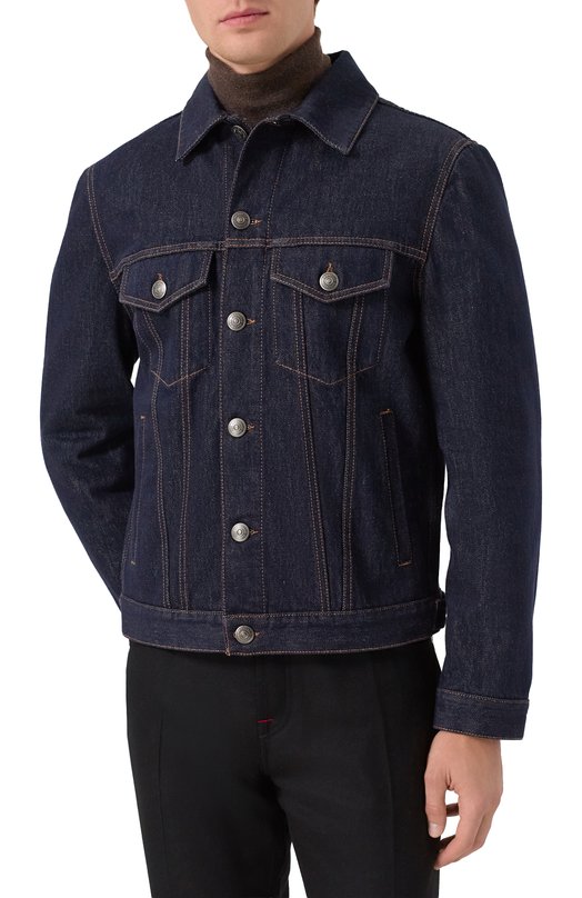 Джинсовая куртка Brunello Cucinelli M233P6909 Синий  M233P6909 Фото 3