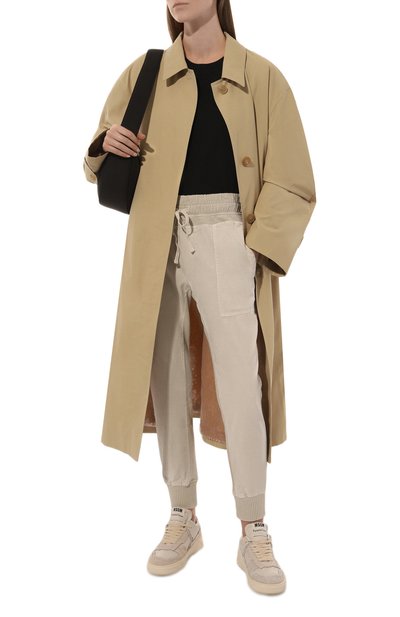 Хлопковые джоггеры JAMES PERSE светло-бежевого цвета по цене 56600 руб., арт. WHVJ1677/TALC, фото 2 Хлопковые джоггеры JAMES PERSE, арт. WHVJ1677/TALC, фото 2