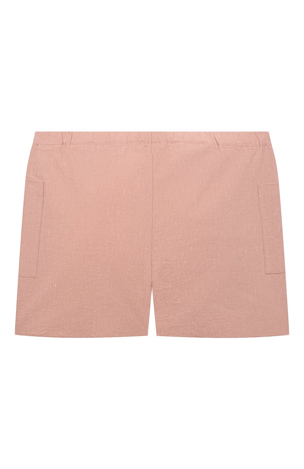 Шорты из хлопка и льна BONPOINT розового цвета по цене 12300 руб., арт. E20JOKER2(024A)_683627, фото 2 Шорты из хлопка и льна BONPOINT, арт. E20JOKER2(024A)_683627, фото 2