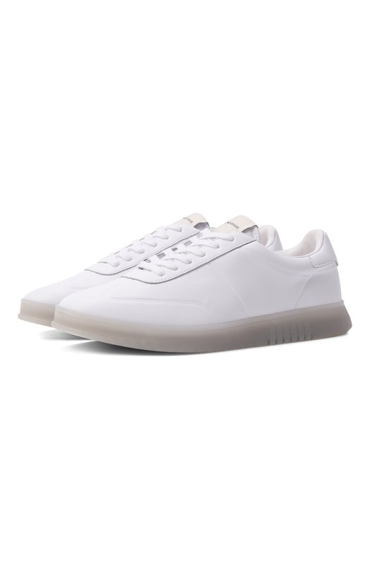Кожаные кеды Emporio Armani X4X694/XF846 Белый X4X694/XF846