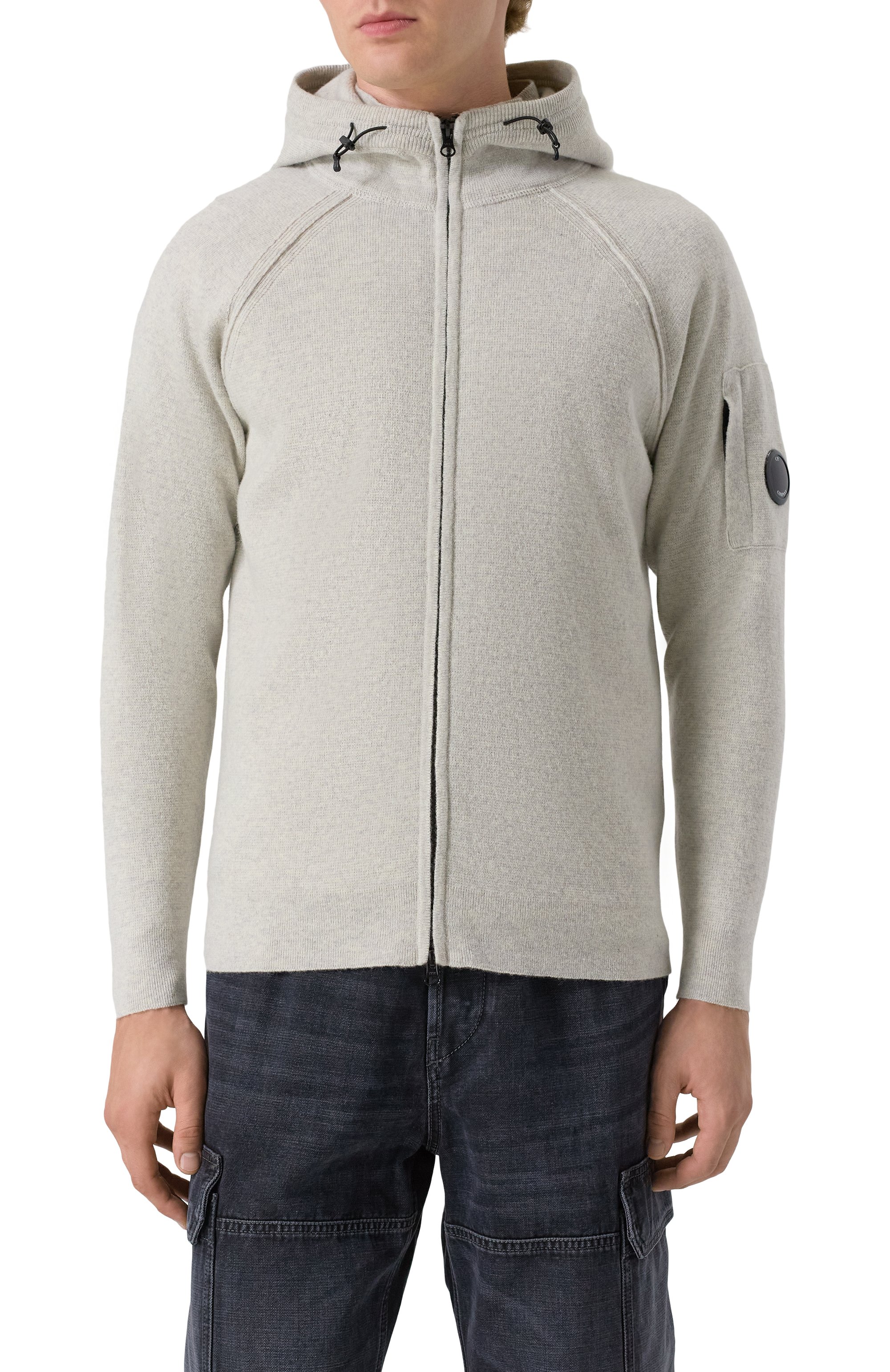 Шерстяной кардиган C.P. COMPANY, арт. 19CMKN057A110149A, фото 3