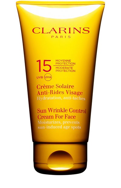 Женский солнцезащитный крем для лица crème solaire anti-rides visage spf 15 (75ml) CLARINS, арт. 80042996