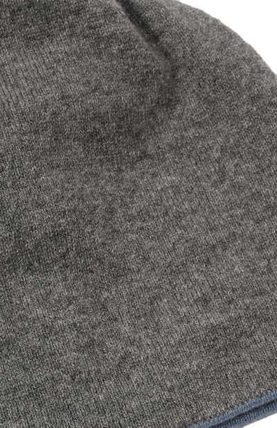 Двусторонняя шапка из кашемира MOORER, арт. CUFFIAREVER-CWS/M0UBE100002, фото 4