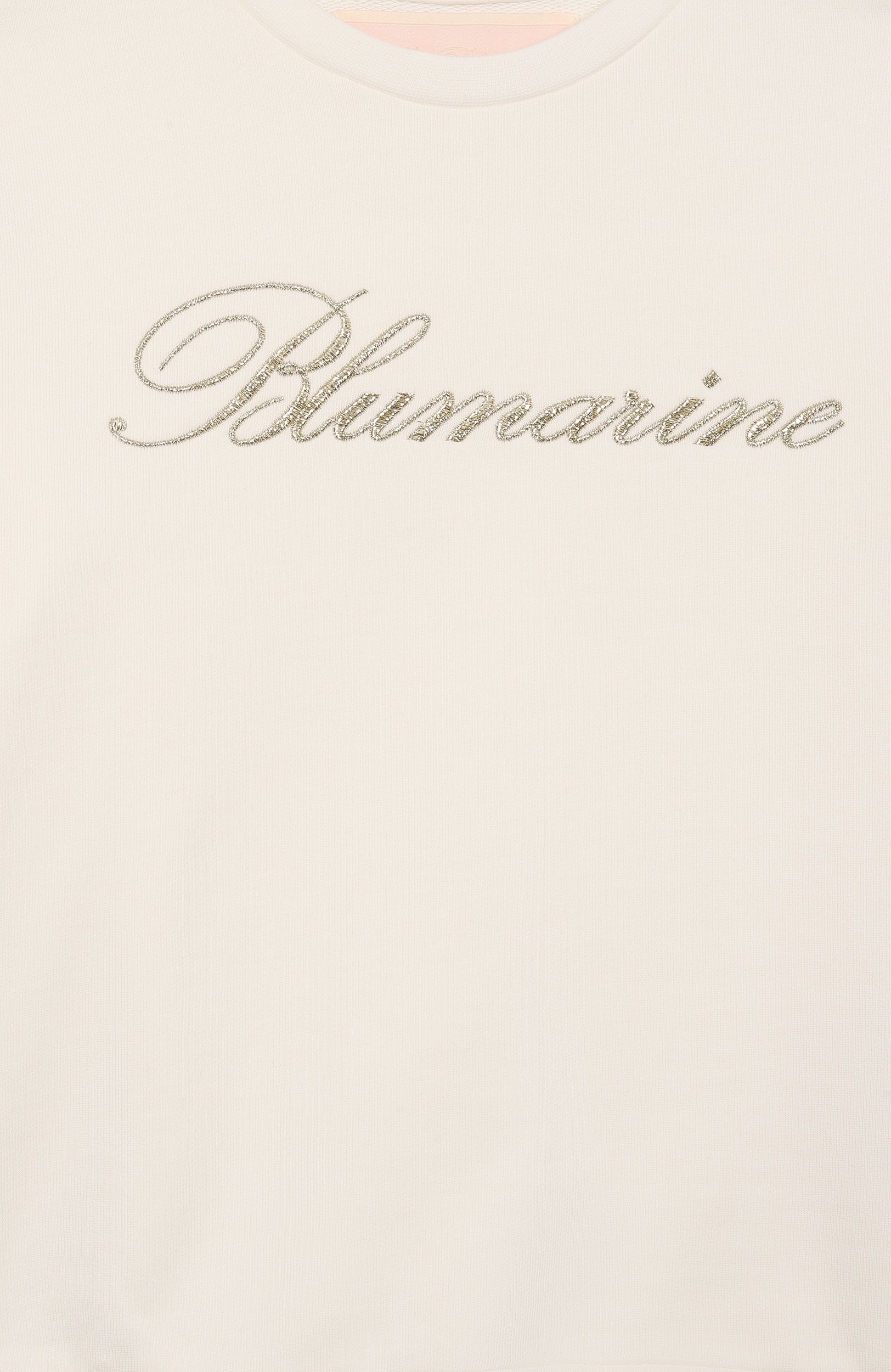 Хлопковый свитшот BLUMARINE, арт. BFFE0270/FF016_001, фото 3