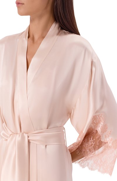 Шелковый халат CARINE GILSON, арт. EL0168DS, фото 5