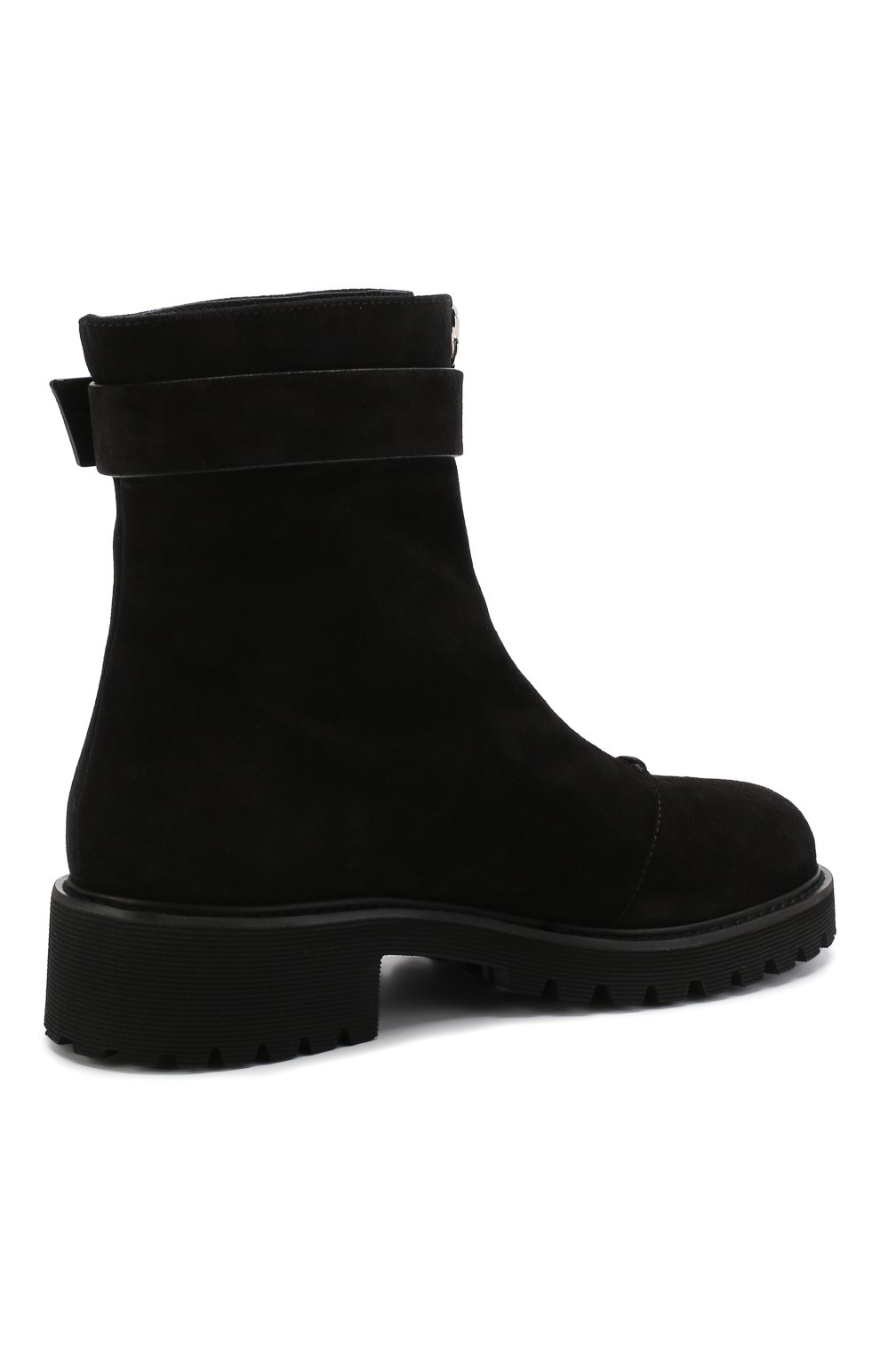 Замшевые ботинки с внутренней отделкой из меха кролика GIUSEPPE ZANOTTI DESIGN, арт. I870060/003, фото 4