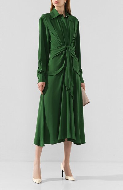 Шелковое платье VICTORIA BECKHAM, арт. 1120WDR000582A, фото 2