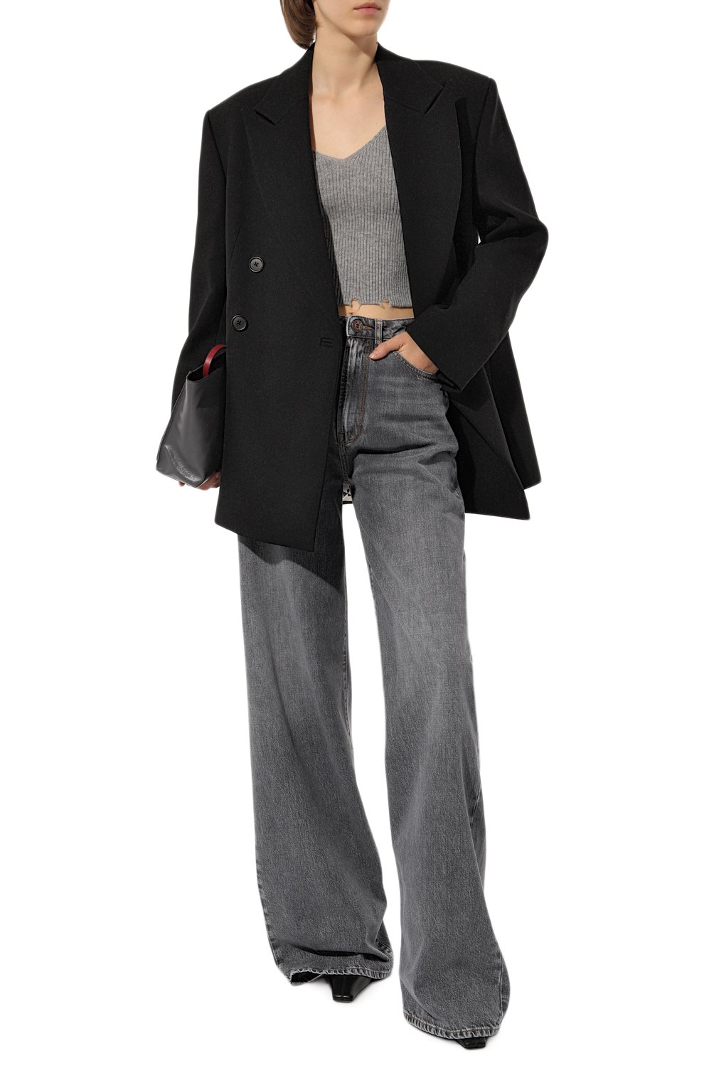 Кашемировый топ AND THE BRAND, арт. W24-TP023-1401-901, фото 2