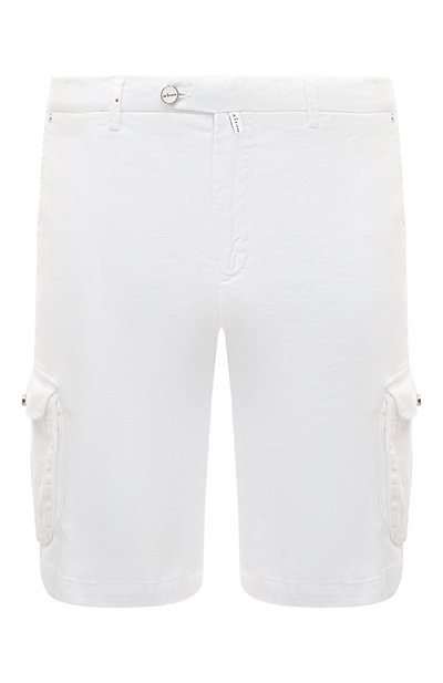 Мужские шорты изо льна и хлопка KITON, арт. UFPPBK0604D