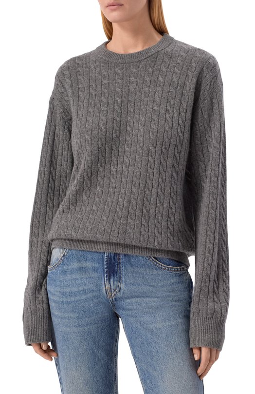 Кашемировый свитер 12 STOREEZ 135336 Серый  135336 Фото 3