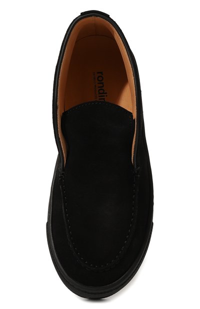 Замшевые ботинки RONDINELLA черного цвета по цене 18250 руб., арт. 12078F/34-36, фото 4 Замшевые ботинки RONDINELLA, арт. 12078F/34-36, фото 4