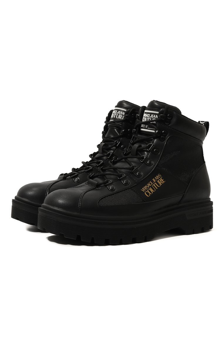 Комбинированные ботинки VERSACE JEANS COUTURE, арт. 75YA3S46/ZS898, фото 1